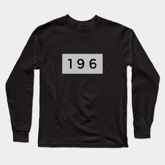 196 - The smallest candidate Lychrell Number Long Sleeve T-Shirt by AlternativeEye